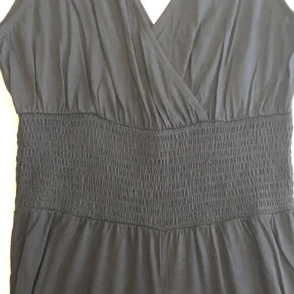 NWT LASCANA Women's Black Tie-Shoulder Jumpsuit - Picture 6 of 11